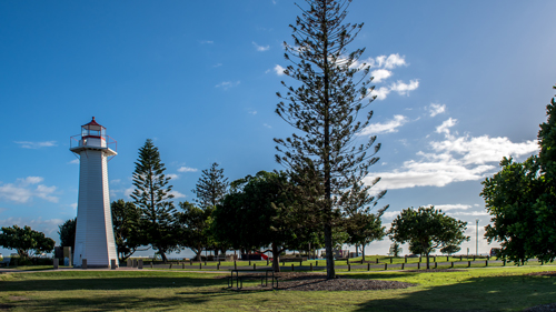 Scenic photo of the Cleveland Point lighthouse